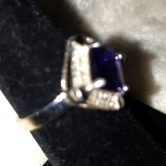 (6) 🆕️Purple.925 SS Cocktail Ring - Picture 5 of 7